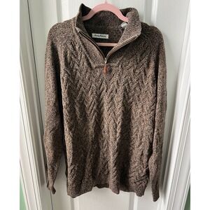 Tommy Bahama Mens Sweater Irazu Merino Wool Silk Blend Pullover Sz XL NEW $195